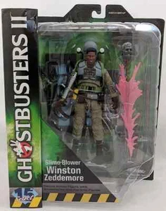 Ghostbusters 2 Select Figure Series 7 Slime Blower Winston Zeddemore Diamond - Picture 1 of 1