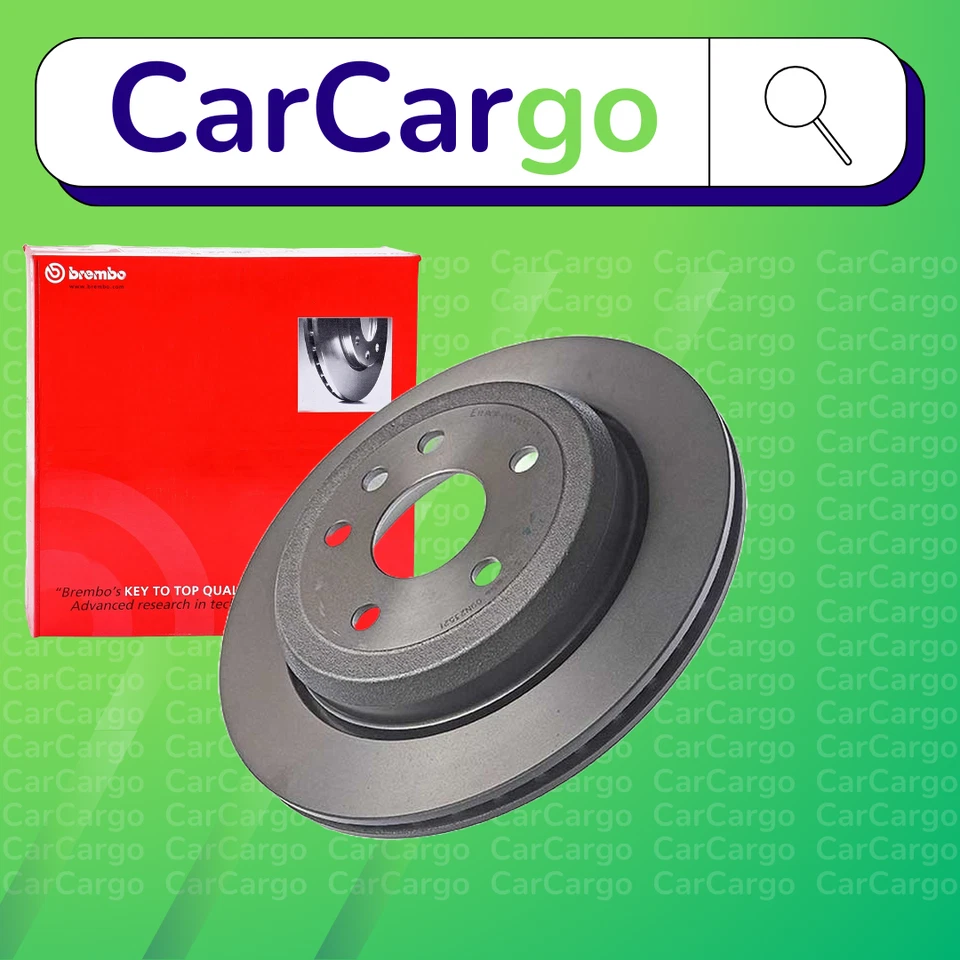 Par de discos de freno traseros ventilados Brembo Jeep Grand Cherokee 3,6 V6 2010-2024 330 mm Foto 1 de 4