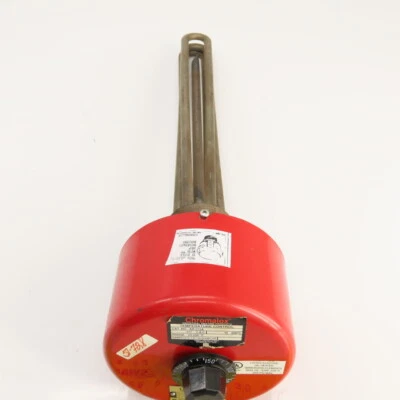 Chromalox ARMT0-335T2 Tapón Tornillo Calentador de Inmersión 480V 3kW 3PH con AR-215A Foto 1 de 4