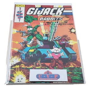 GI JACK RABBITS A REAL AMERICAN HARE #1 (VF/NM) HIGH GRADE COPPER, GI JOE PARODY - Picture 1 of 1