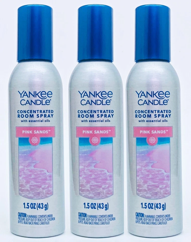 Yankee Candle GOLDEN SANDS SPRAY - VOTIVE - FRAGRANCE SPHERE SHIP