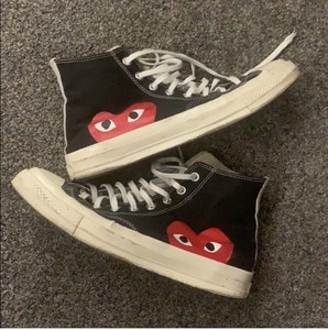 cdg converse size 9.5