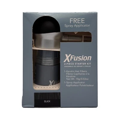 Fibras capilares de queratina Xfusion con aplicador de spray 15G / 0,53 oz Foto 1 de 4