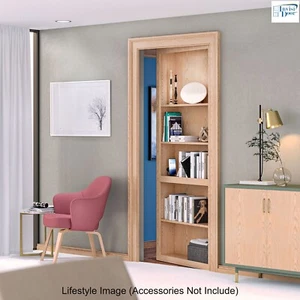 InvisiDoor™ Unfinished Assembled Hidden Door *FREE FREIGHT* - Picture 1 of 20