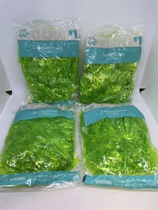 4 Bags Happy Easter Green Plastic Easter Grass 2 oz Each - Picture 1 of 1