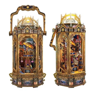 DIY 3D Wooden Puzzle The Lantern of Galaxy Handmade Gifts Figurines Miniatures - Image 1 of 4