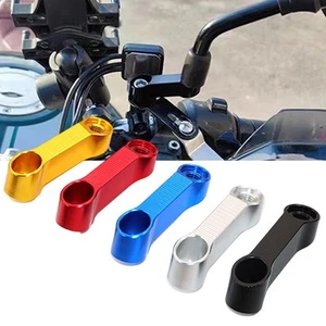Rallonge de rétroviseur pour moto avec construction en alliage d'aluminium - Photo 1/17