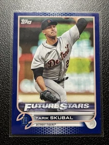 2022 Topps 2 Future Stars Blue Parallel Card of Tarik Skubal - Tigers - Bild 1 von 2