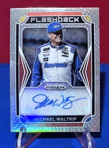 2022 Prizm Racing Flashback Autograph #FA-MW Michael Waltrip Silver - Picture 1 of 2