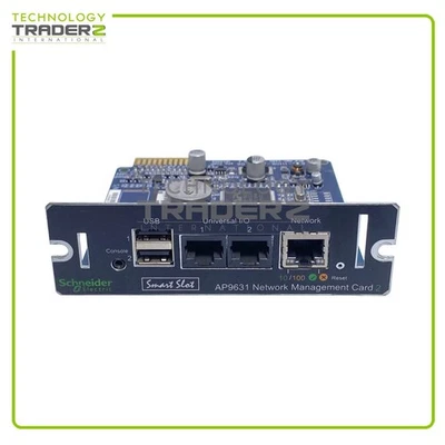 AP9631 APC Schneider Smart Alloggio Ups Rete Management Card 2 640-1110B-Z - Immagine 1 di 4