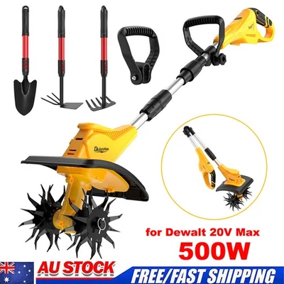 Tiller Cultivator Handheld Rototiller Garden Soil Ground for Delwalt 20V Battery - image 1 of 4