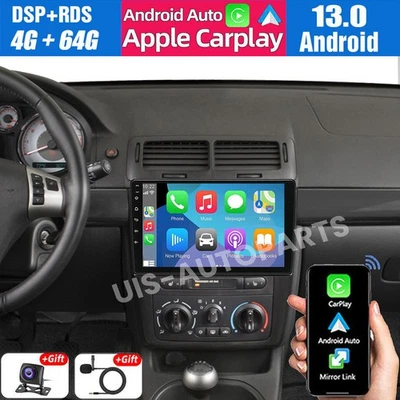 4+64 GB para Pontiac G5 2007-2009 Android 13 Apple CarPlay radio de coche GPS Bluetooth Foto 1 de 4