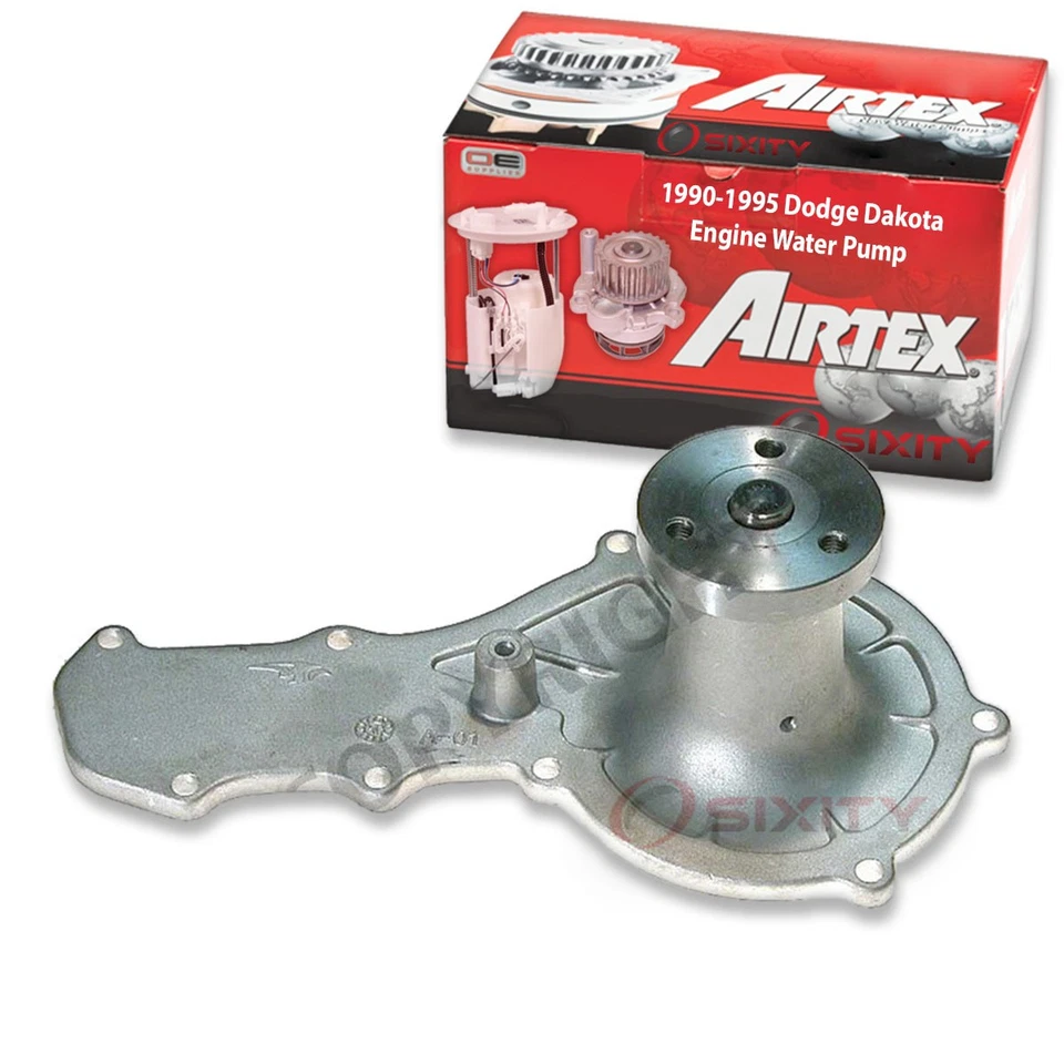 Bomba de agua del motor Airtex para Dodge Dakota 1990-1995 2,5 L L4 refrigerante xj Foto 1 de 4