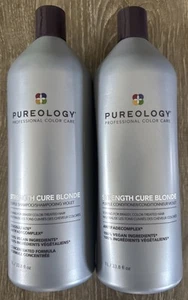 Pureology Strength Cure Blonde! Shampoo & Conditioner. Brand New! 33.8oz. Sealed - Picture 1 of 1