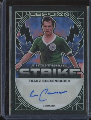 2024-25 Panini Obsidian FRANZ BECKENBAUER Lightning Strike Auto /49 JA354 - Bild 1 von 2