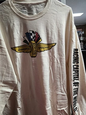 CAMISETA Indianapolis Motor Speedway Racing Capitol Of The World LS 3XL Nueva Foto 1 de 2