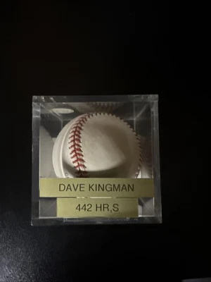 Dave Kingman 442 HR Autographed Baseball With COA - Image 1 of 3