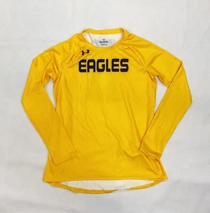 Under Armour Eagles Long Sleeve Volleyball Jersey Girls' S M L Gold UJ5VJQG - Picture 1 of 2