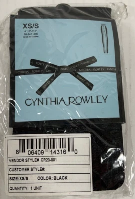 CYNTHIA ROWLEY женщин туго леггинсы нейлона черный размер XS / S розничной $20 новый с Ярлыками новый - Изображение 1 из 2