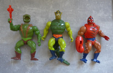 Mattel Master of the Universe 3x Figuren Whiplash Kobra Khan Clawful 1980er gbr