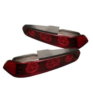 Acura Integra 2DR LED Taillights - All Red - ALT-YJ9400TLZ2-RD-LED FITS 94-01 - Picture 1 of 2