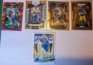 5 2023 Panini LA Rams WR Puca Nacua Red Cracked Ice & Base Rookie Cards  - Bild 1 von 11