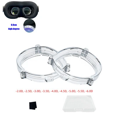 -2.0D~-6.0D Lens Magnetic Anti-blue Light Glasses For Quest 3 VR Headset Parts - Image 1 of 4