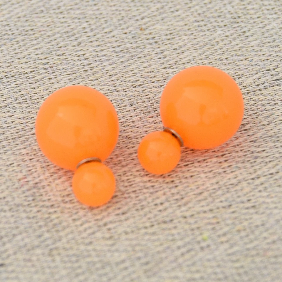 Pendiente de bola de doble cara - Colores gelatina Foto 1 de 1