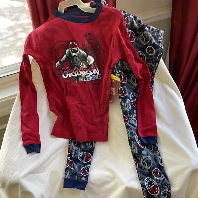 NUEVO pijama de manga larga Faded Glory para niños talla 8 Foto 1 de 4