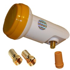 Single LNB 0,1dB Digital Universal Full HD TV 3D LMB Golden Media High Gain 4K