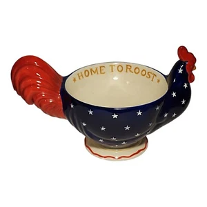 Department 56 American Rooster Collection Serving Dish Bowl Home To Roost - Picture 1 of 7