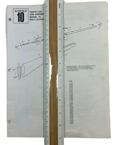MARLIN M-10 & 15 Rifles Parts List & Exploded Views - Imagen 1 de 2