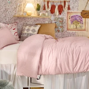Bedsure Get Acogedor Rosa Doble Edredón NUEVO Niños Cubierta de cama Rubor Pálido Manta - Imagen 1 de 3