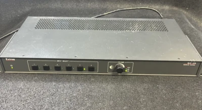 Extron MLS 406 Six Input Switcher/Preamp with Variable Audio Output w/power cord - Image 1 of 4
