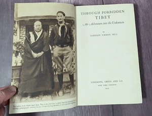 Through Forbidden Tibet - 1935 First Ed. Hardcover - Photos Adventure Asia - Picture 1 of 12