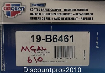 Pinza de freno de disco delantera izquierda Carquest 19-B6461 Hyundai Sonata 2011-2014 Foto 1 de 3