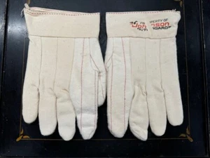 Vintage Property of Johnson Outboards Boat Motors Work Gloves NOS - Picture 1 of 2