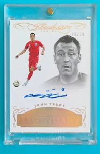 2015-16 Panini Flawless Soccer Legendary Gold John Terry Auto 10/10 - Picture 1 of 2