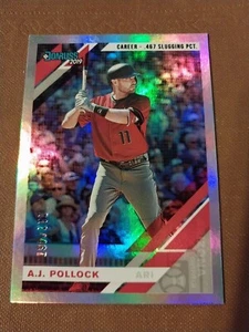 2019 AJ A.J. POLLOCK DONRUSS STAT LINE BASEBALL CARD /467 DIAMONDBACKS #75 - Picture 1 of 2