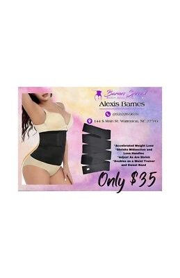 Entrenador de cintura con banda para sudor para mujeres u hombres increíble control abdominal  Foto 1 de 4