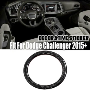 Engine Start Push Button Trim REAL Carbon Fiber For Dodge Challenger 2015-2020 . - Bild 1 von 8