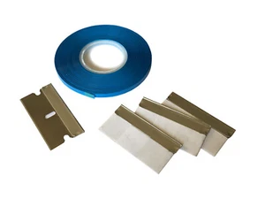 RoXdon 1/8" Audio Cassette Splicing Tape 50m + 4 Splicing Blades - Picture 1 of 1