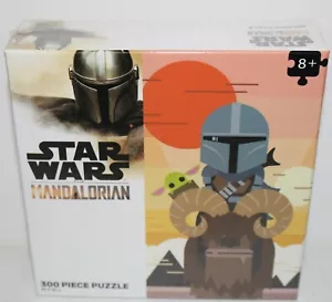 Star Wars The Mandalorian And Grogu Riding Blurrg 300 Piece Puzzle - Picture 1 of 2