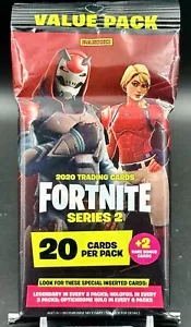 2020 Panini Fortnite Series 2 Value Cello Fat Jumbo Pack Sealed 20 Karten - Bild 1 von 4