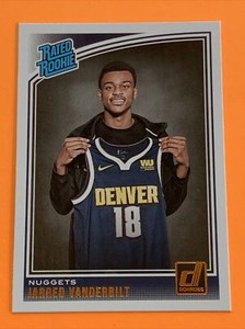 2018-19 Panini Donruss Jarred Vanderbilt Rated Rookie #151 Denver Nuggets RC (g)