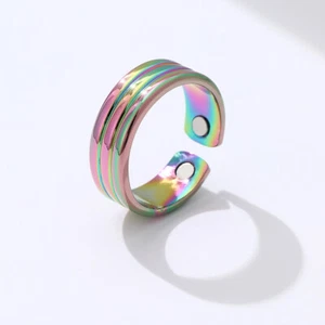AUS Stainless Magnetic Health Ring Magnets Arthritis Therapy Pain Relief Healing - Picture 1 of 12