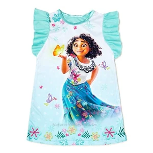 NWT Girls Disney Encanto Nightgown Pajamas Size 2T 3T Sleep Shirt Movie Toddler - Picture 1 of 3