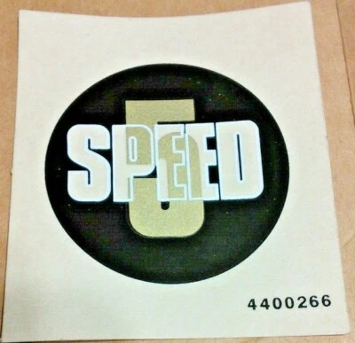 5 SPEED rear fender mudguard sticker 1971-78 Triumph T120 TR6 T140 TR7 T150  - Image 1 of 4