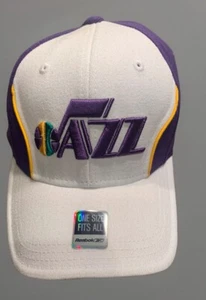 NWT NBA Pete Maravich New Orleans Jazz Hardwood Classics Reebok Cap Hat OSFA - Picture 1 of 8