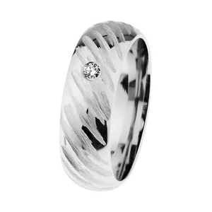 Ernstes Design Anillo R646 Acero Inoxidable Lijado Brillante 0.035 Qt. 6,5MM W - Imagen 1 de 3